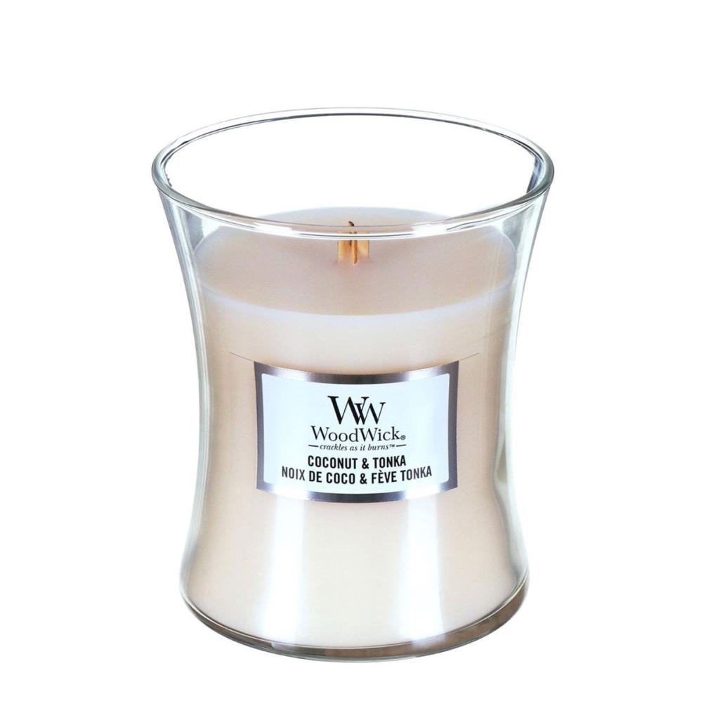WoodWick Coconut Tonka Medium Hourglass Candle £17.99